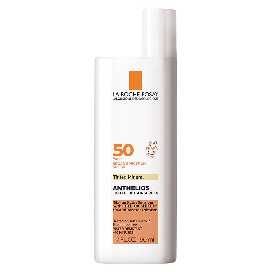 La Roche-Posay - Mineral Tinted Face Sunscreen, Anthelios Ultra Light Sunscreen for Face SPF 50 Tinted