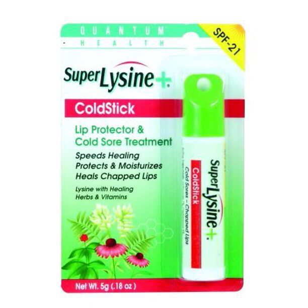Quantum - Health Super Lysine+, ColdStick, Lip Treatment & Protectant, SPF 21, .