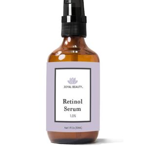 Organic Retinol Serum for Face Skin Eyes. Best for Anti-Aging Firming Fine Lines Wrinkles Acne Pores. Advanced Night Serum Effective as Retin-a and Gentle. 1.0%