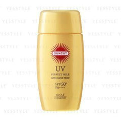 Kose - Suncut UV Perfect Milk Super Water Proof SPF 50+ PA++++