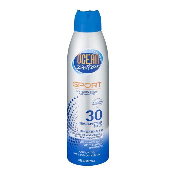 Ocean Potion - WetSkin Tech Sport Sunscreen Continuous Spray, SPF 30