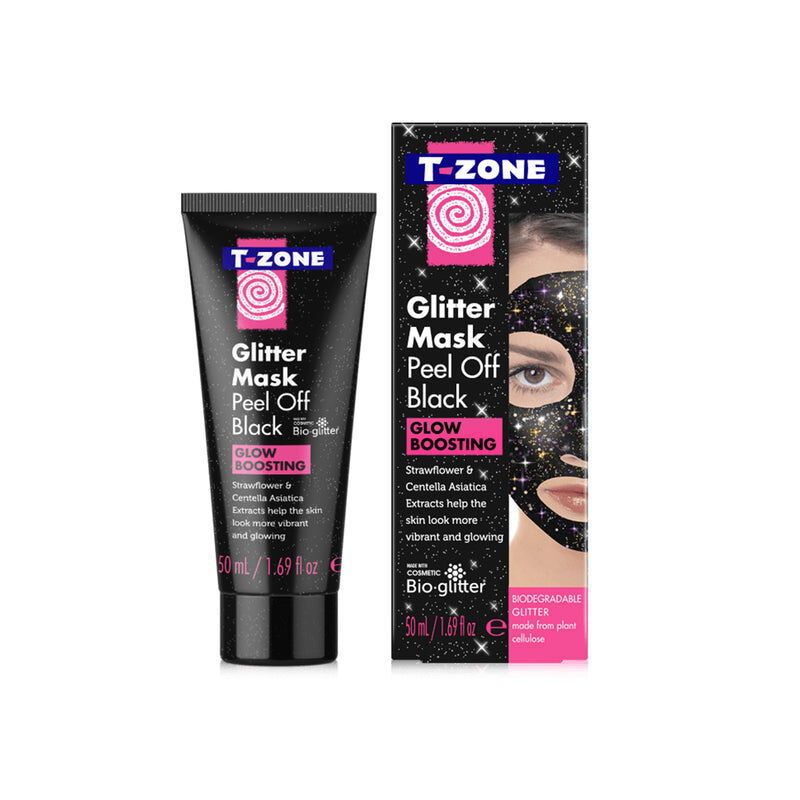 T Zone - Charcoal & Bamboo- Black Peel Off Mask