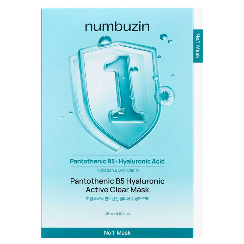 Buy Numbuzin No.1 Pantothenic B5 Hyaluronic Active Clear Mask in Australia - Korean Skincare Online Store