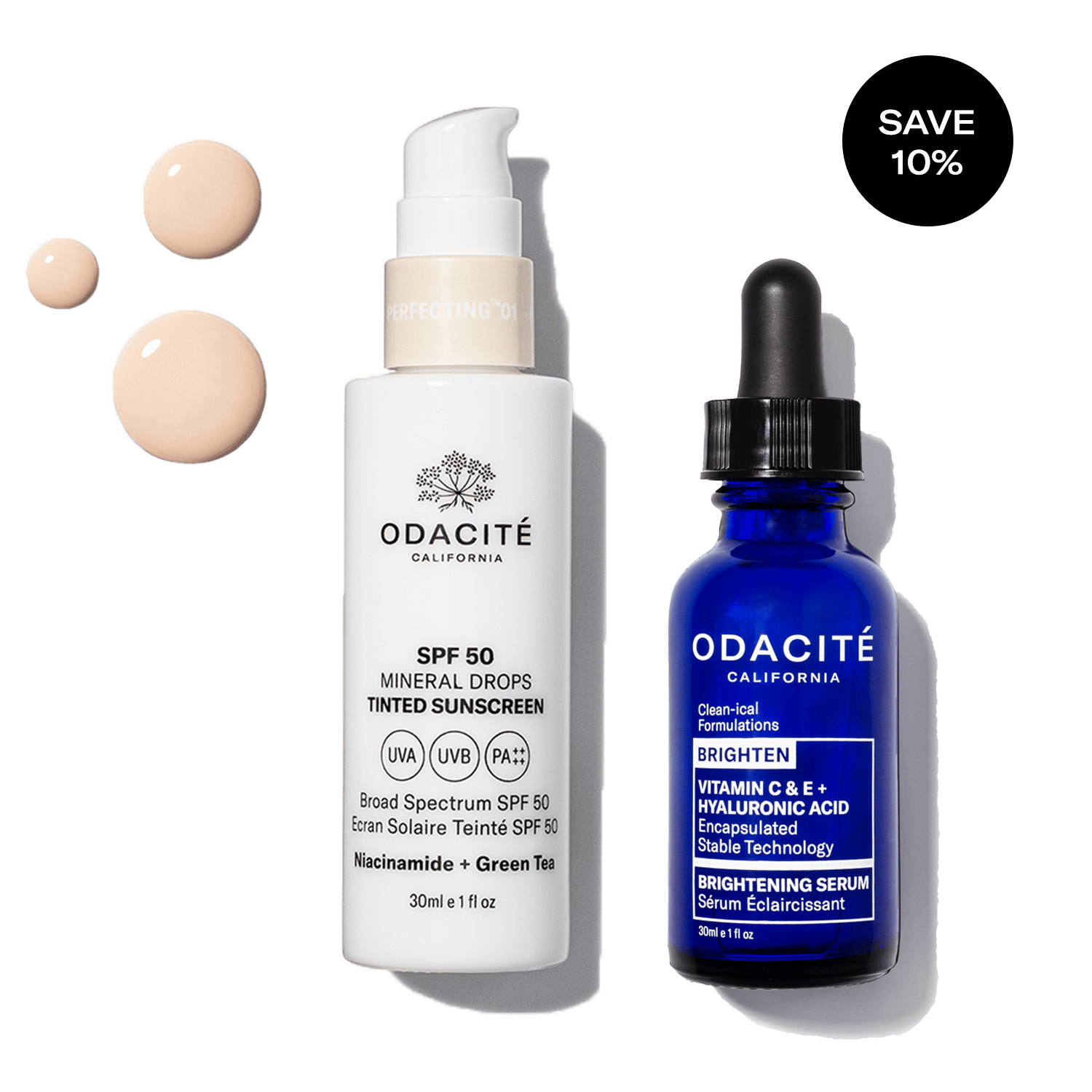 Odacite - Sun Damage Defense Duo • + Vitamin C SPF 50
