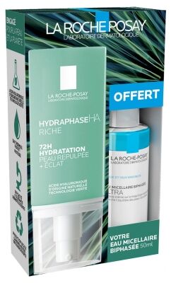 La Roche-Posay - Hydraphase HA Rich + Ultra Oil-Infused Micellar Water Sensitive Skins Free