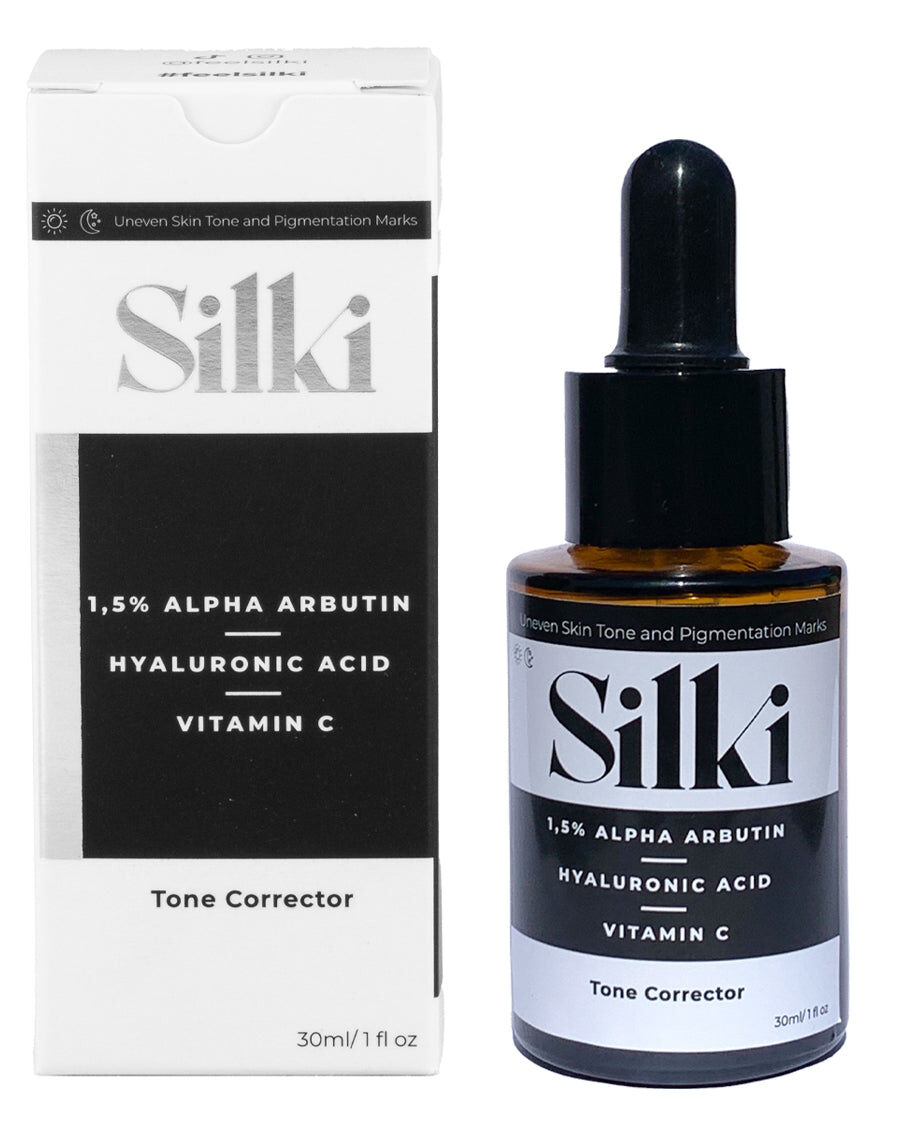 Silki - 1.5% Alpha Arbutin + 1%Hyaluronic Acid + 0.5% Vitamin C