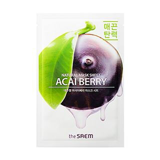 The Saem - Natural Acai Berry Mask Sheet 1pc