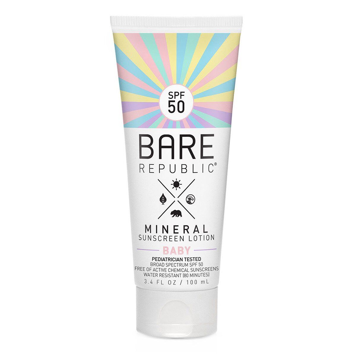 bare republic mineral sport spf 50 sunscreen lotion