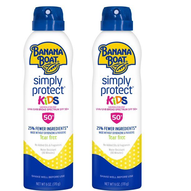 banana boat simply protect sunscreen spray