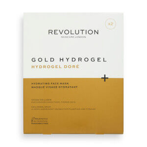 REVOLUTION SKINCARE - Gold Hydrogel Face Mask 2pk