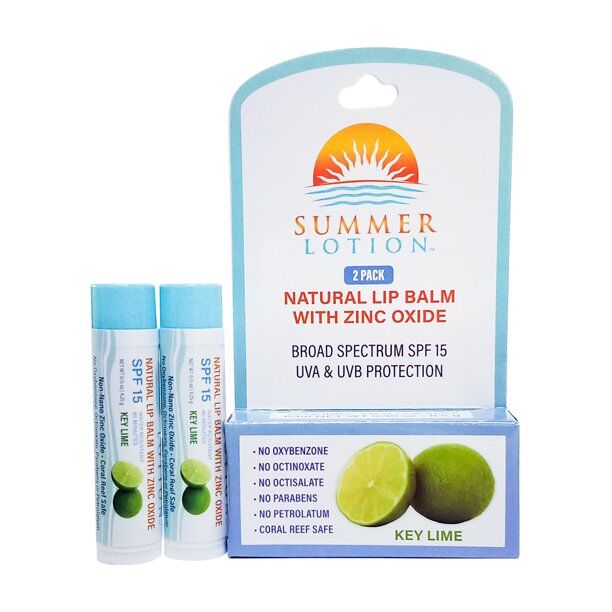 summer lotion lip balm