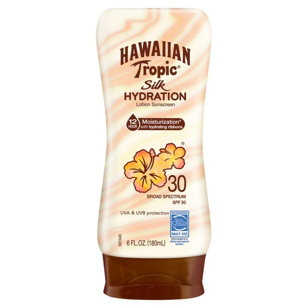 Hawaiian Tropic - Silk Hydration Lotion Sunscreen Broad Spectrum SPF 30 - 6 Ounces