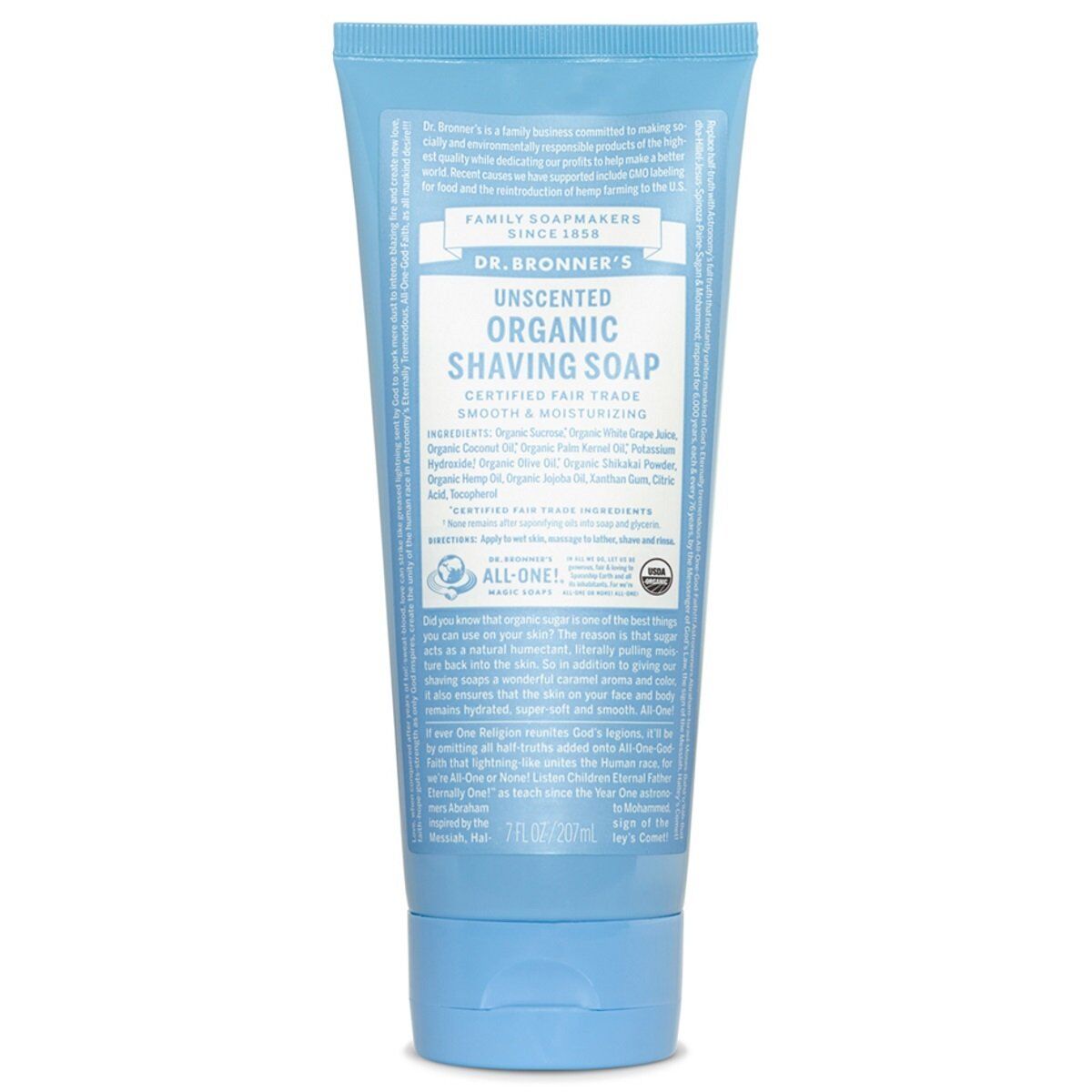 Dr. Bronner's - Unscented Organic Shaving Soap