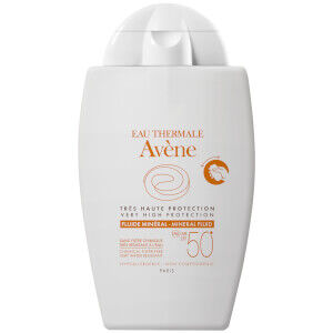 Avène - Very High Protection Mineral Fluid SPF50+ Sun Cream for Intolerant Skin