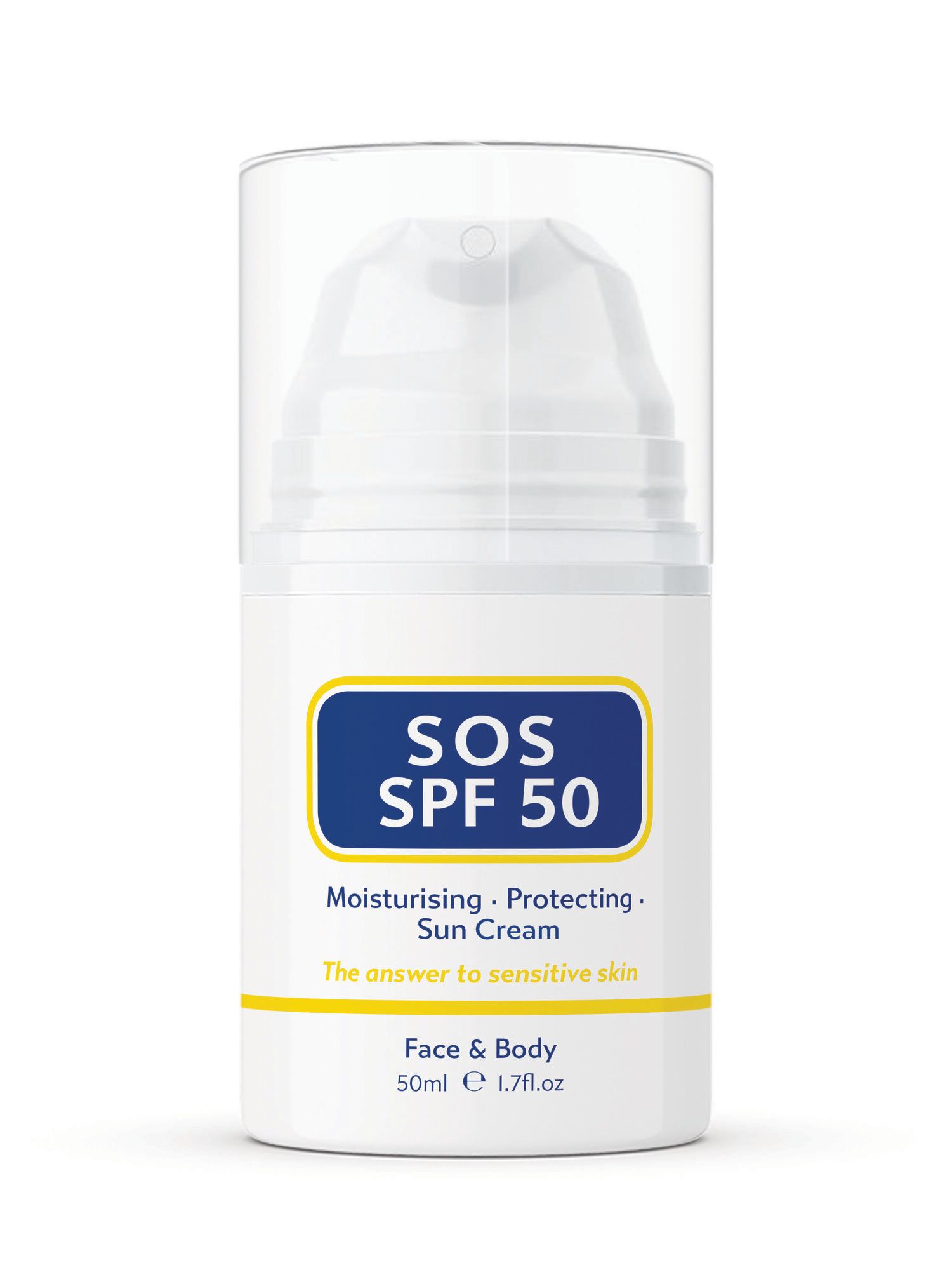 SOS SERUM SKINCARE - SOS SPF 50 Sun Cream, — SOS SERUM SKINCARE