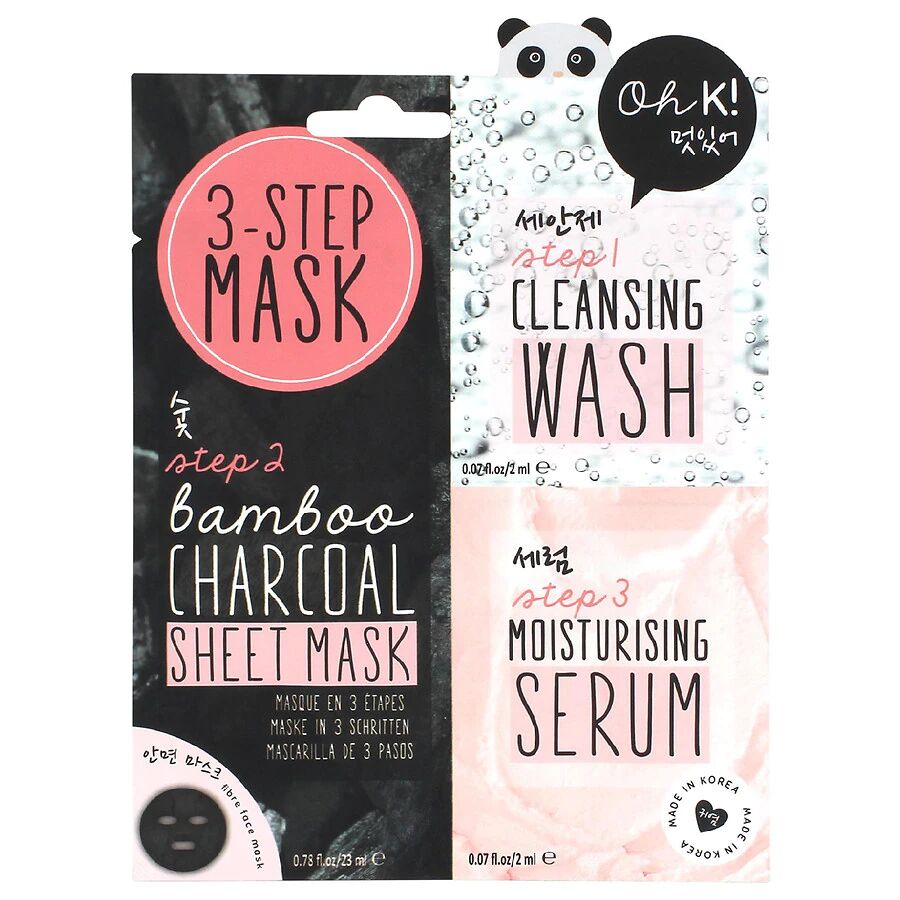 Oh K! - 3 Step Charcoal Face Mask