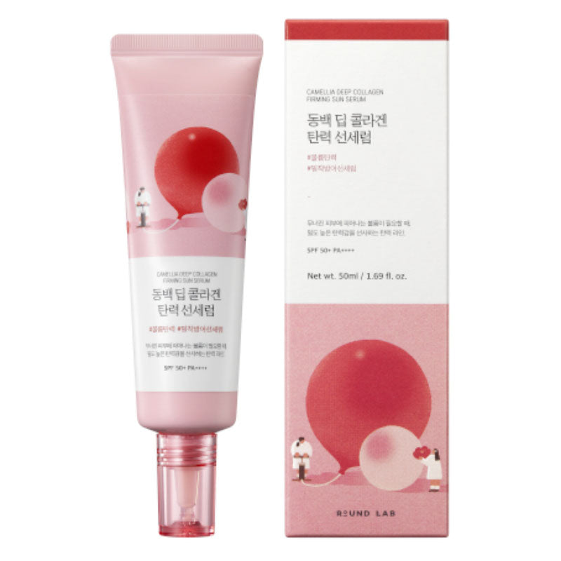 ROUND LAB - Buy Round Lab Camellia Deep Collagen Firming Sun Serum in Australia - Korean Skincare Online Store