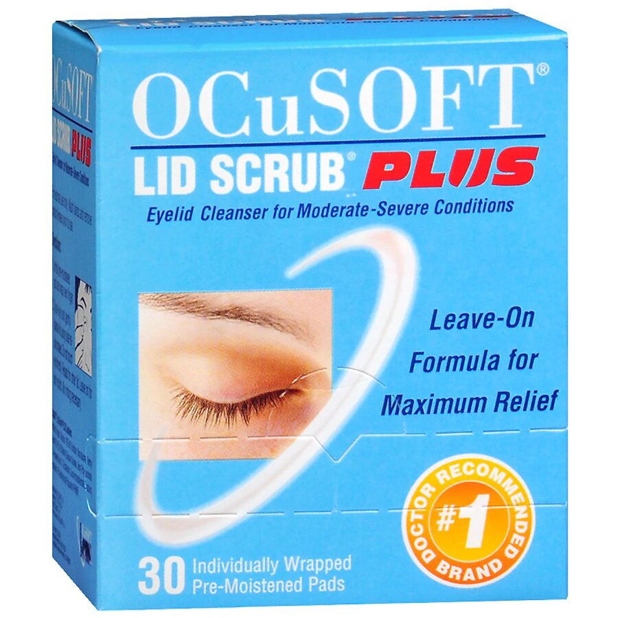 OCuSOFT - Lid Scrub Plus, Individually Wrapped Pre-Moistened Pads