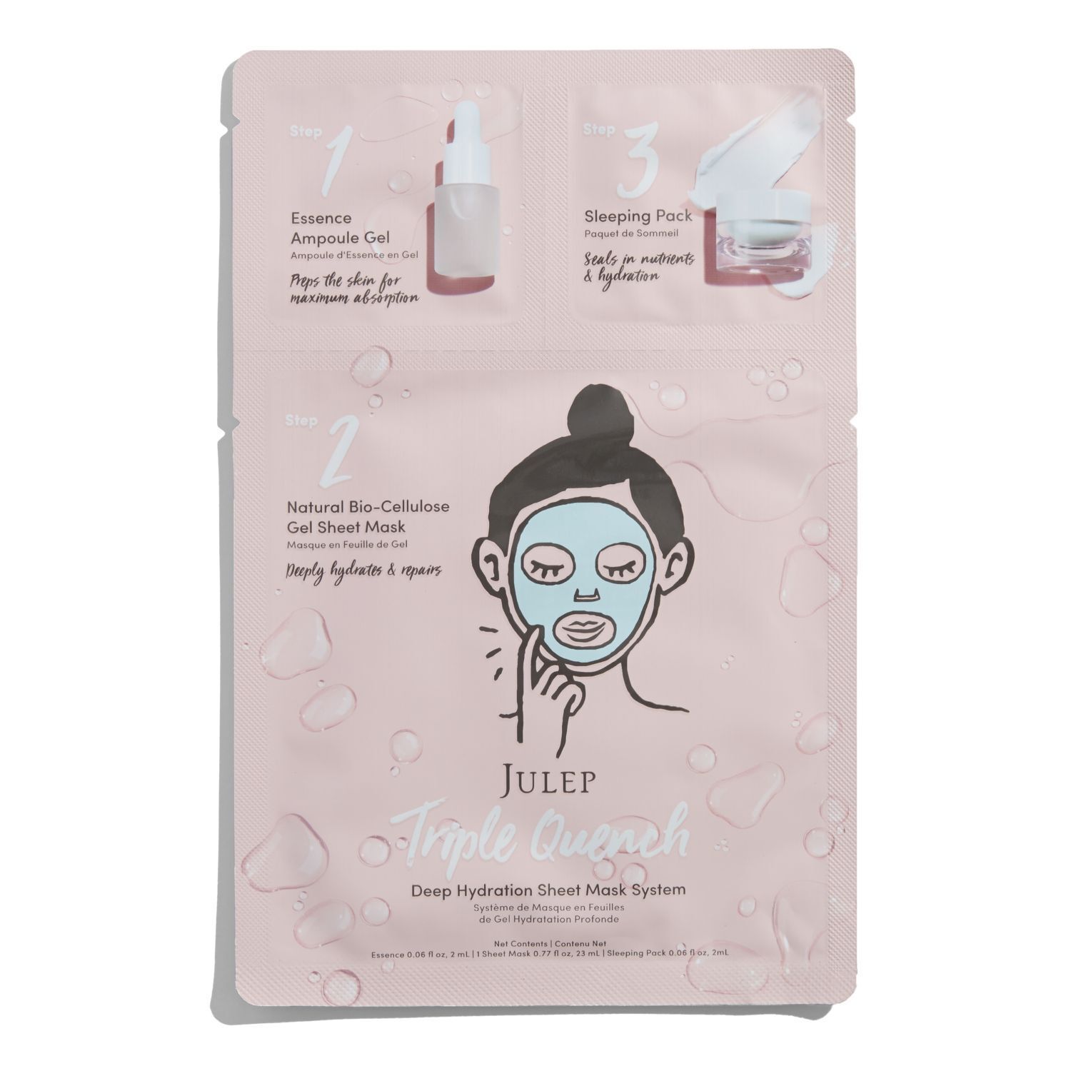 Julep - Triple Quench Deep Hydration Sheet Mask System