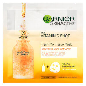 Garnier - Fresh-Mix Brightening Face Sheet Shot Mask with Vitamin C
