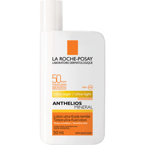 La Roche-Posay - Anthelios Mineral Tinted Ultra-Fluid Face Sunscreen Lotion For Sensitive Skin SPF 50