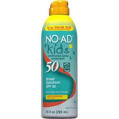NO-AD - Kids Continuous Spray Sunscreen SPF 50