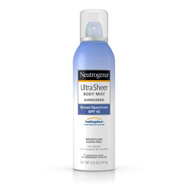 ultra sheer body mist sunscreen spf 30 neutrogena