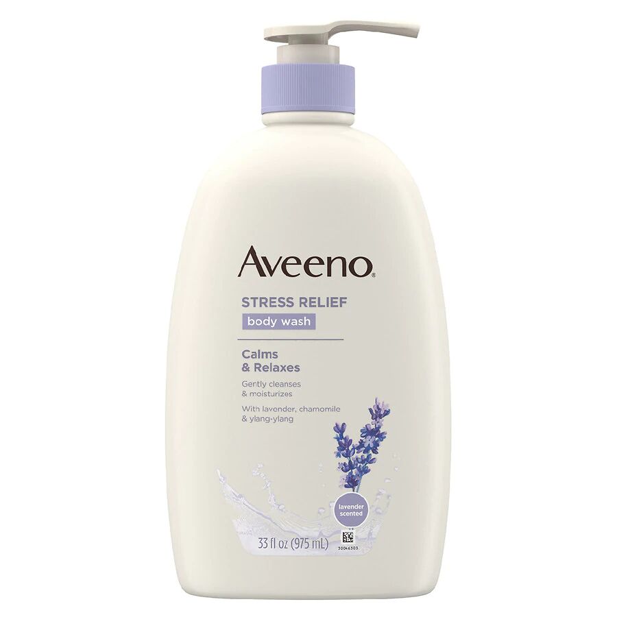 Aveeno - Stress Relief Body Wash Lavender Chamomile Ylang Ylang