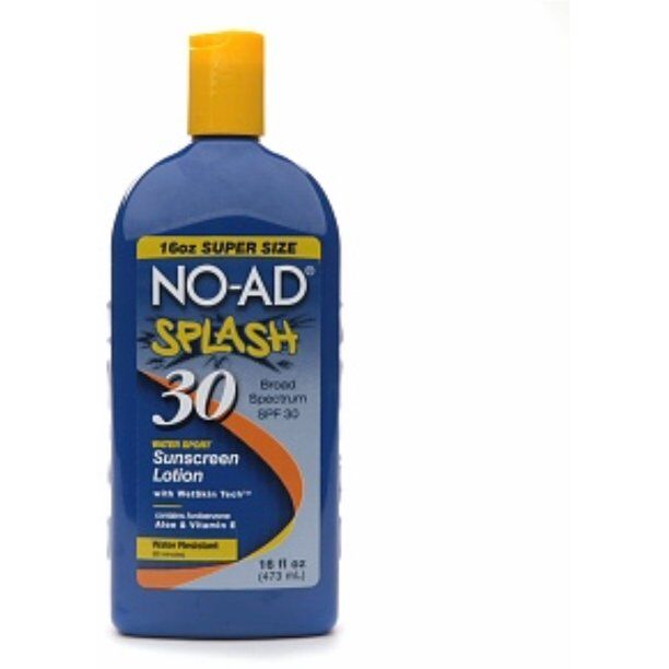 NO-AD - Splash Watersport Sunscreen Lotion SPF 30