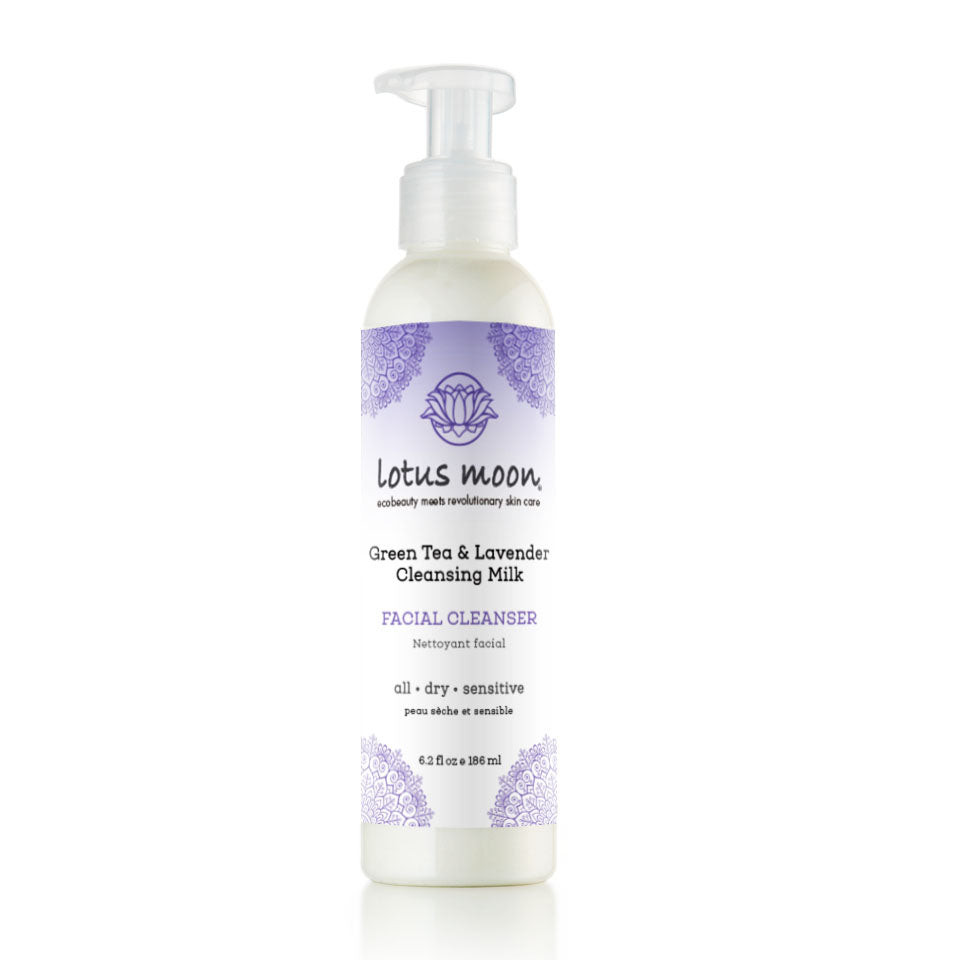 Lotus Moon Skin Care - Green Tea & Lavender Cleansing Milk