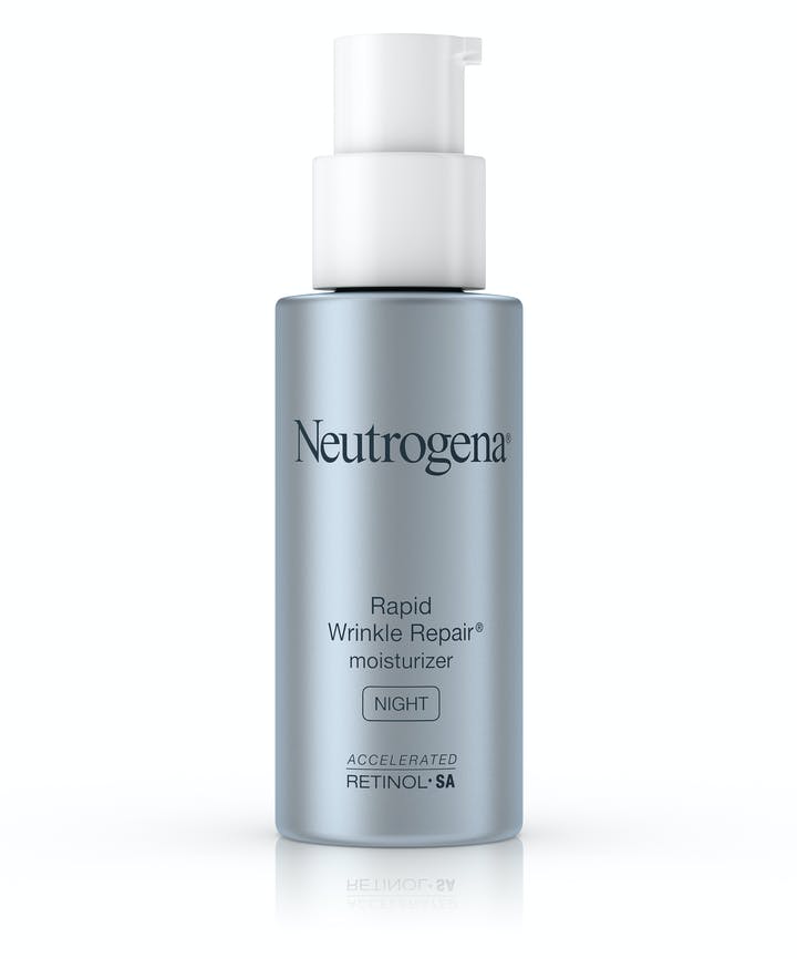 Neutrogena - Rapid Wrinkle Repair Night Face Moisturizer with Retinol, Hyaluronic Acid