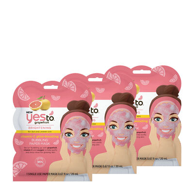 Yes to - Grapefruit Bubbling Paper Mask