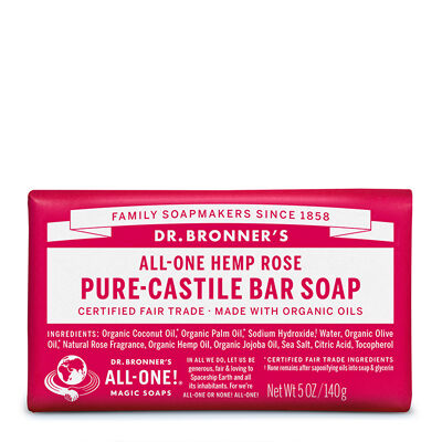 Dr. Bronner's - s All-One Hemp Rose Pure-Castile Bar Soap