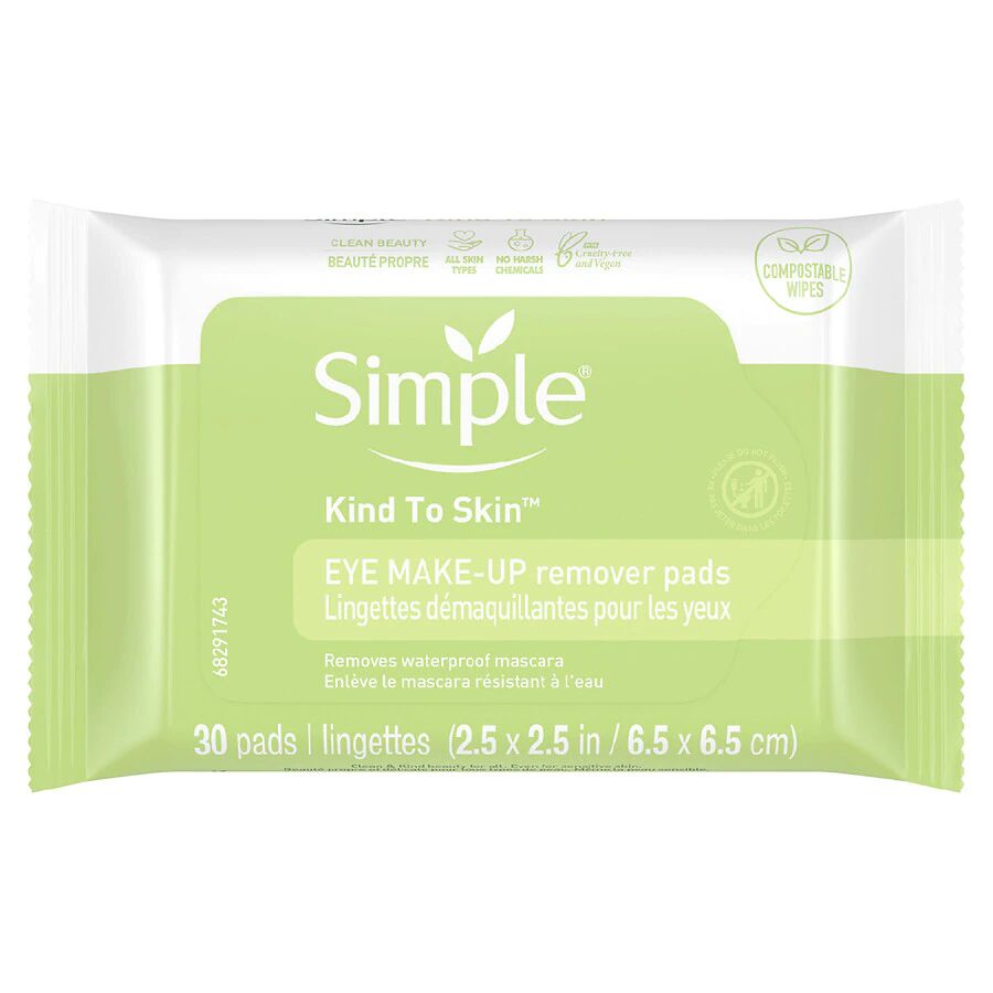 Simple - Eye Makeup Remover Pads