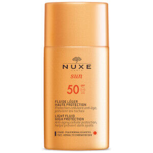 nuxe sun light fluid spf 50 review