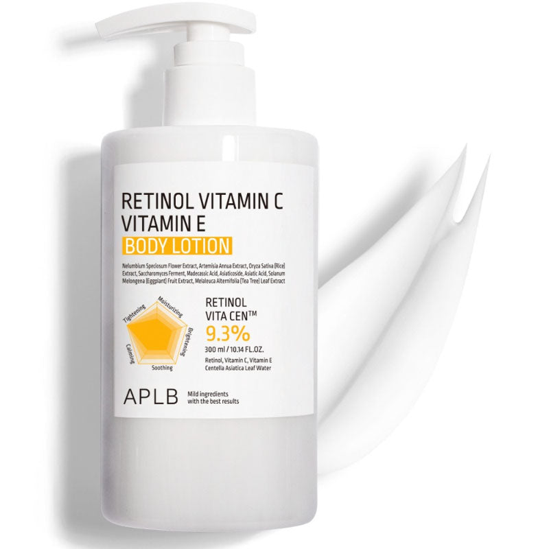 Buy APLB Retinol Vitamin C Vitamin E Body Lotion Australia - Korean Body Care Online