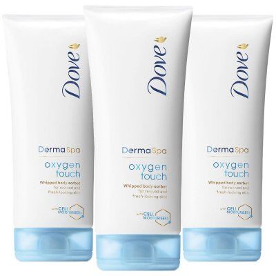 Dove - DermaSpa Oxygen Touch Wipped Body Sorbet Lotion