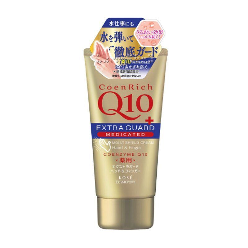 Buy Kose Cosmeport CoenRich Q10+ Extra Guard Medicated Moist Shield Hand Cream in Australia - Japanese Body Care Online
