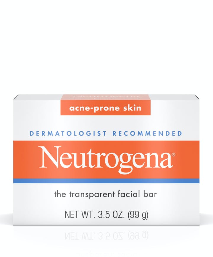 Neutrogena - Glycerin Soap Bar for Acne-Prone Skin, Dye-Free, Non-Comedogenic