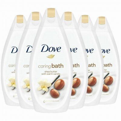 Dove - Caring Cream Bath Soak Shea Butter x6