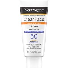 Neutrogena - Clear Face Break-Out Free Liquid Lotion Sunscreen Broad Spectrum SPF 50