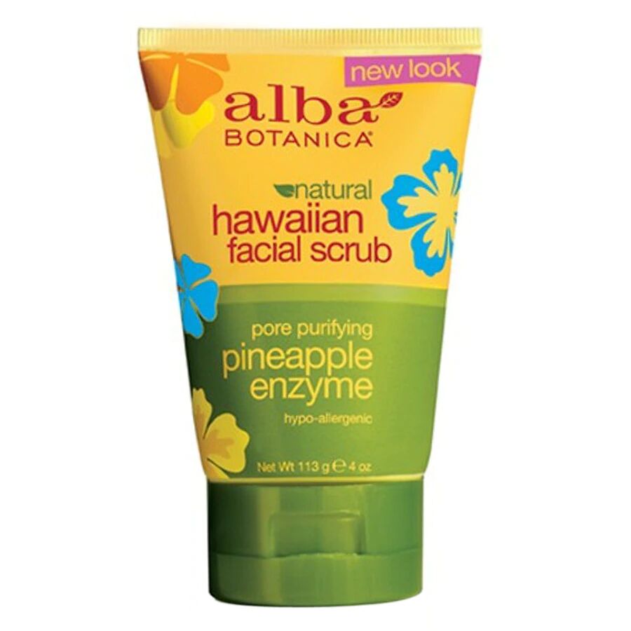 Alba Botanica - Hawaiian Facial Scrub Pore Purifying Pineapple Enzyme