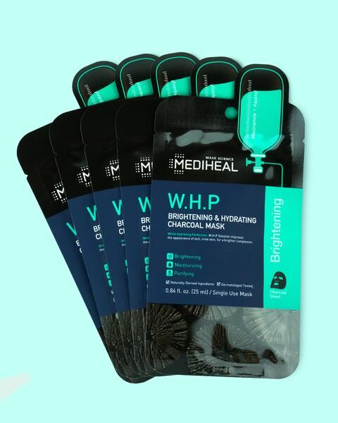 MEDIHEAL - W.H.P Brightening & Hydrating Charcoal Sheet Mask