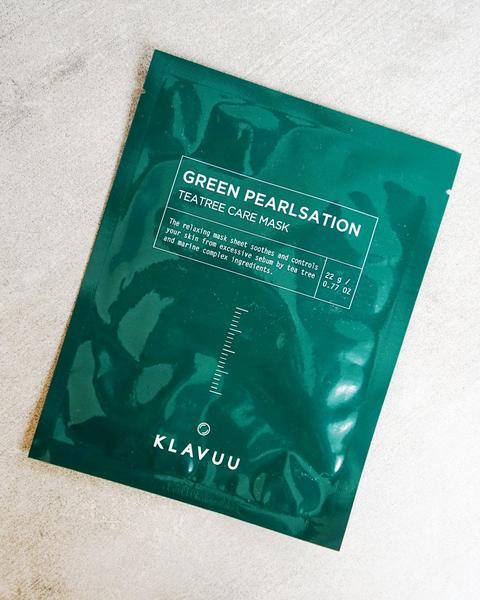KLAVUU - Green Pearlsation Teatree Care Mask