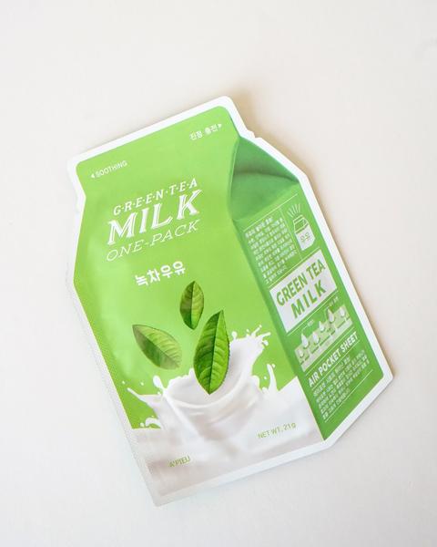 Green Tea Milk Sheet Mask