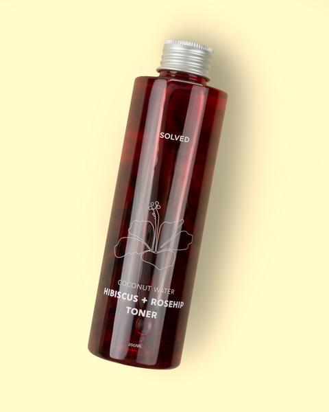 SOLVED SKINCARE - Coconut Water Hibiscus + Rosehip Toner