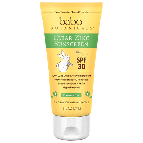 Babo Botanicals - SPF30 Clear Zinc Fragrance Free Sunscreen Lotion