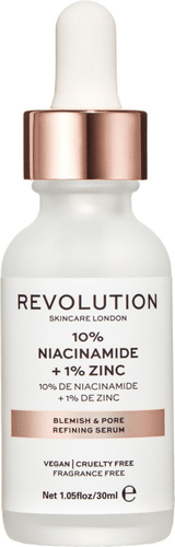REVOLUTION SKINCARE - Blemish And Pore Refining Serum 10% Niacinaminde + 1% Zinc