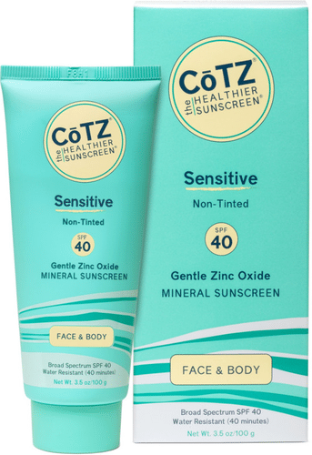 cotz sensitive spf 40 sunscreen