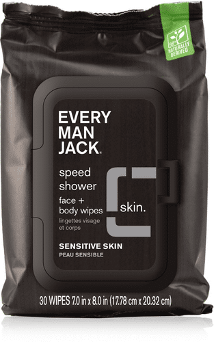 Every Man Jack - Speed Shower Face & Body Wipes Sensitive Skin